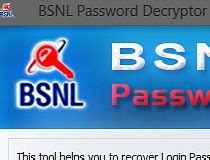 BSNL Password Decryptor Ultimate