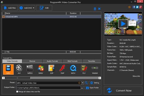 Download Program4Pc Video Converter