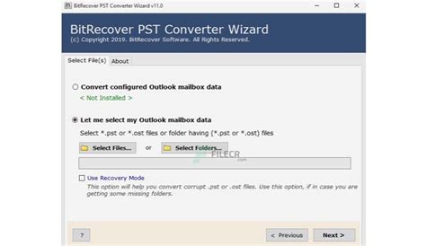 Download BitRecover PST to